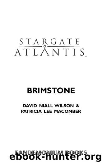 STARGATE ATLANTIS Brimstone by Brimstone (SGA-15)