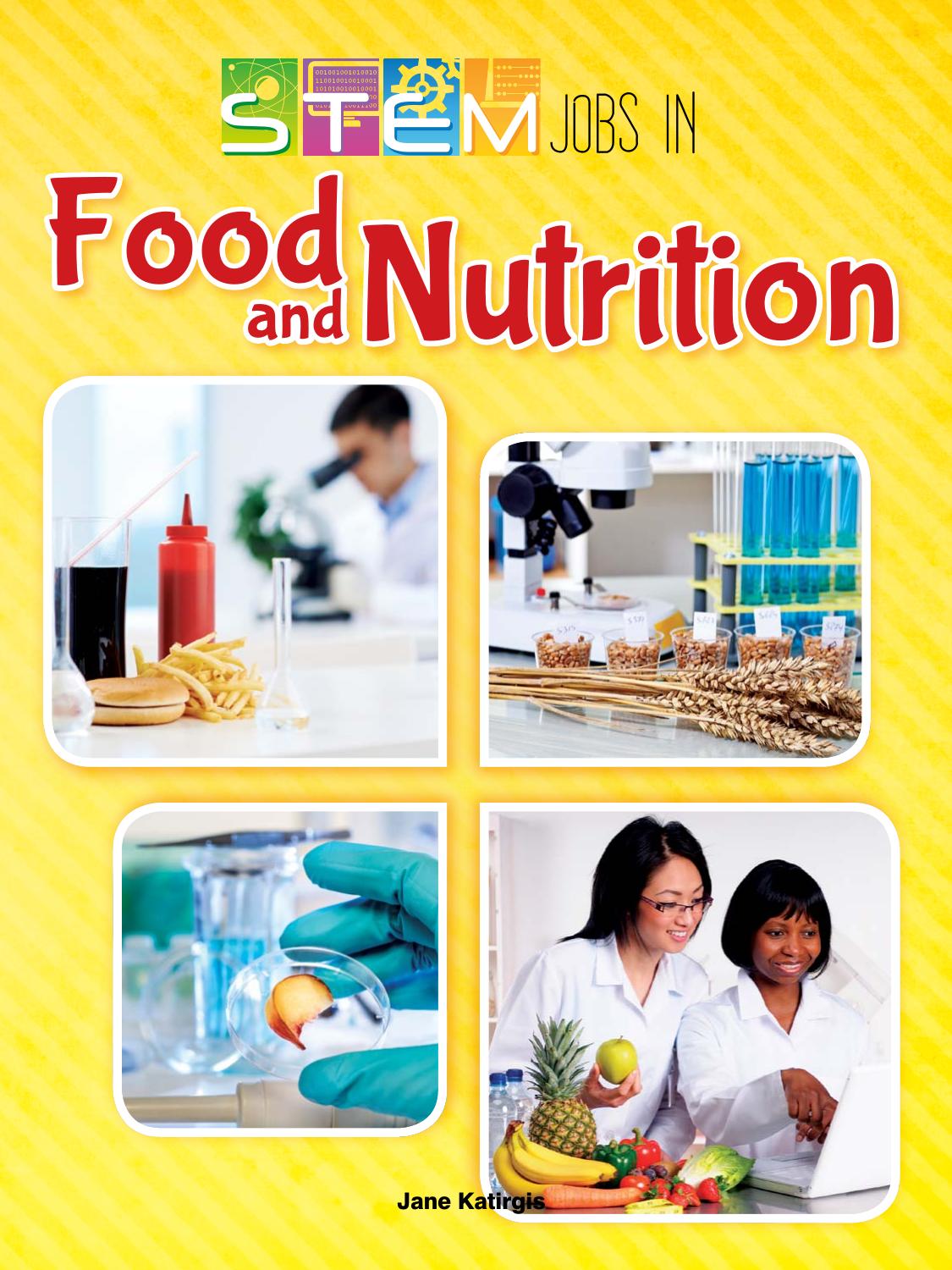 STEM Jobs in Food and Nutrition by Jane Katirgis