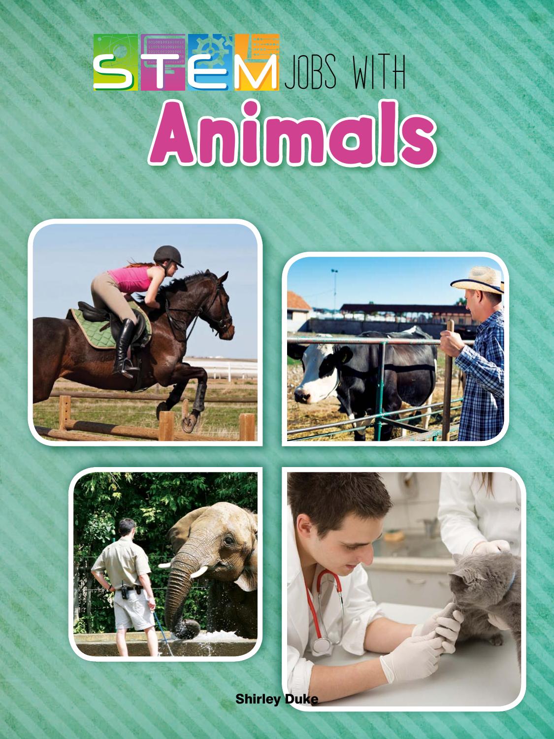 STEM Jobs with Animals by Shirley Duke