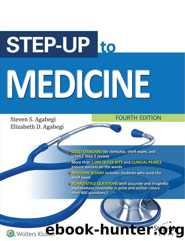 STEP-UP to MEDICINE, FOURTH EDITION by Steven S. Agabegi and Elizabeth D. Agabegi