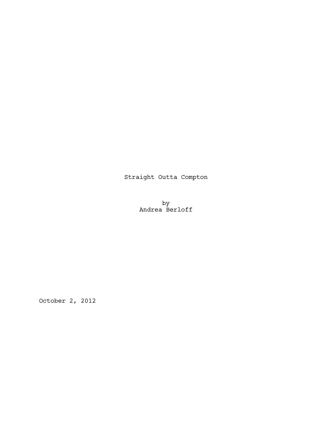 STRAIGHT OUTTA COMPTON (2015) by Andres Berloff [2012.10.02] [Digital].pdf by Unknown