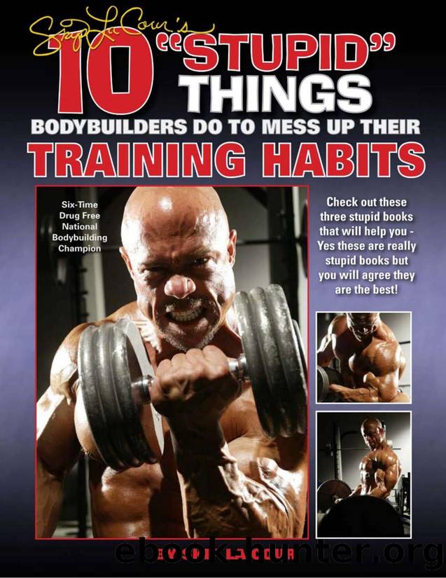 STUPID-TRAINING-HABITS by Unknown