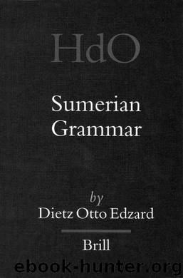 SUMERIAN GRAMMAR (Hdo) by DIETZ OTTO EDZARD