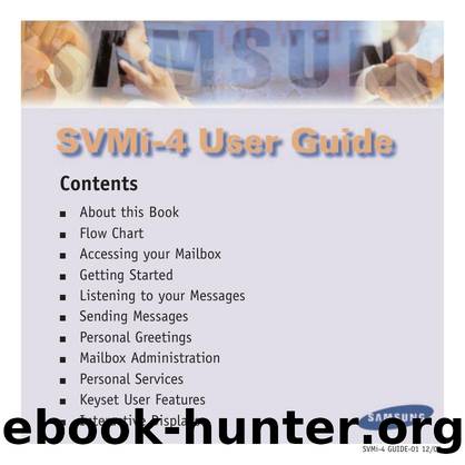 SVMi-4 User Guide by Samsung Product Department