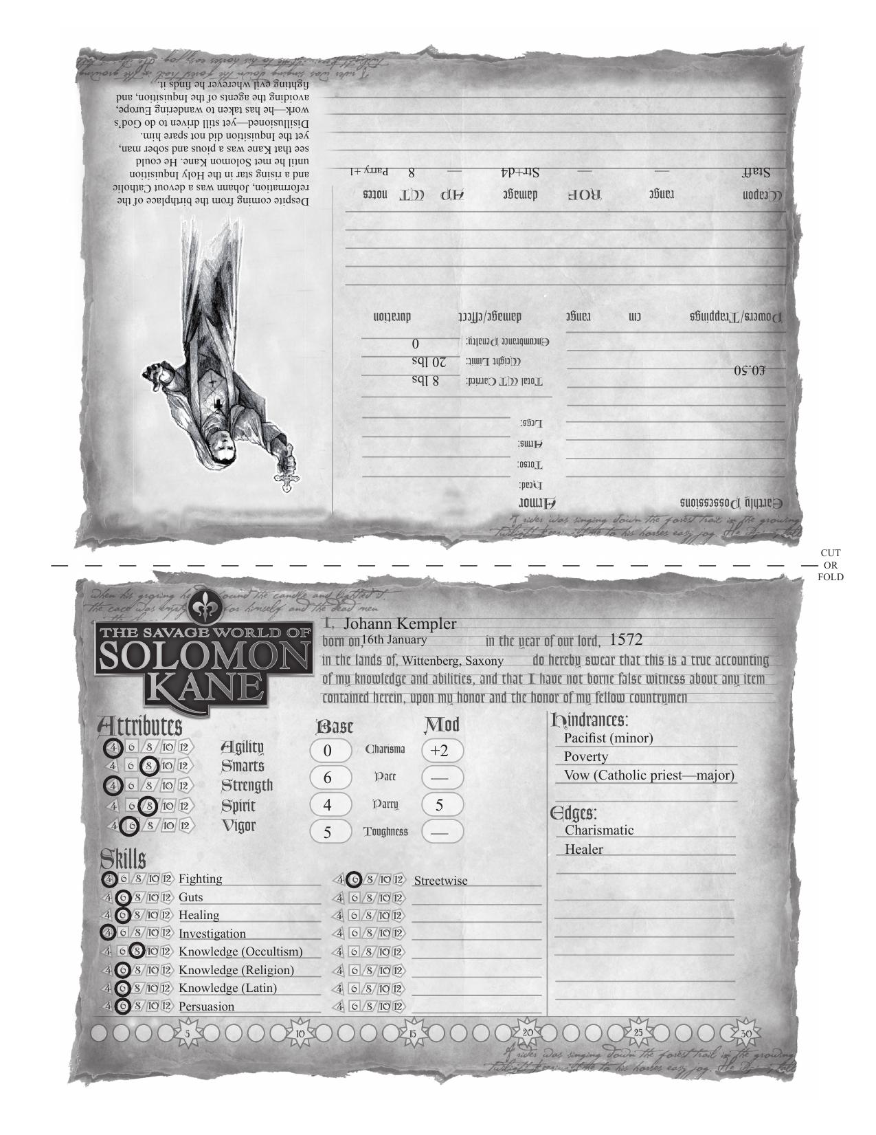 SW SOLOMON KANE - [CHR] by Johann Kempler