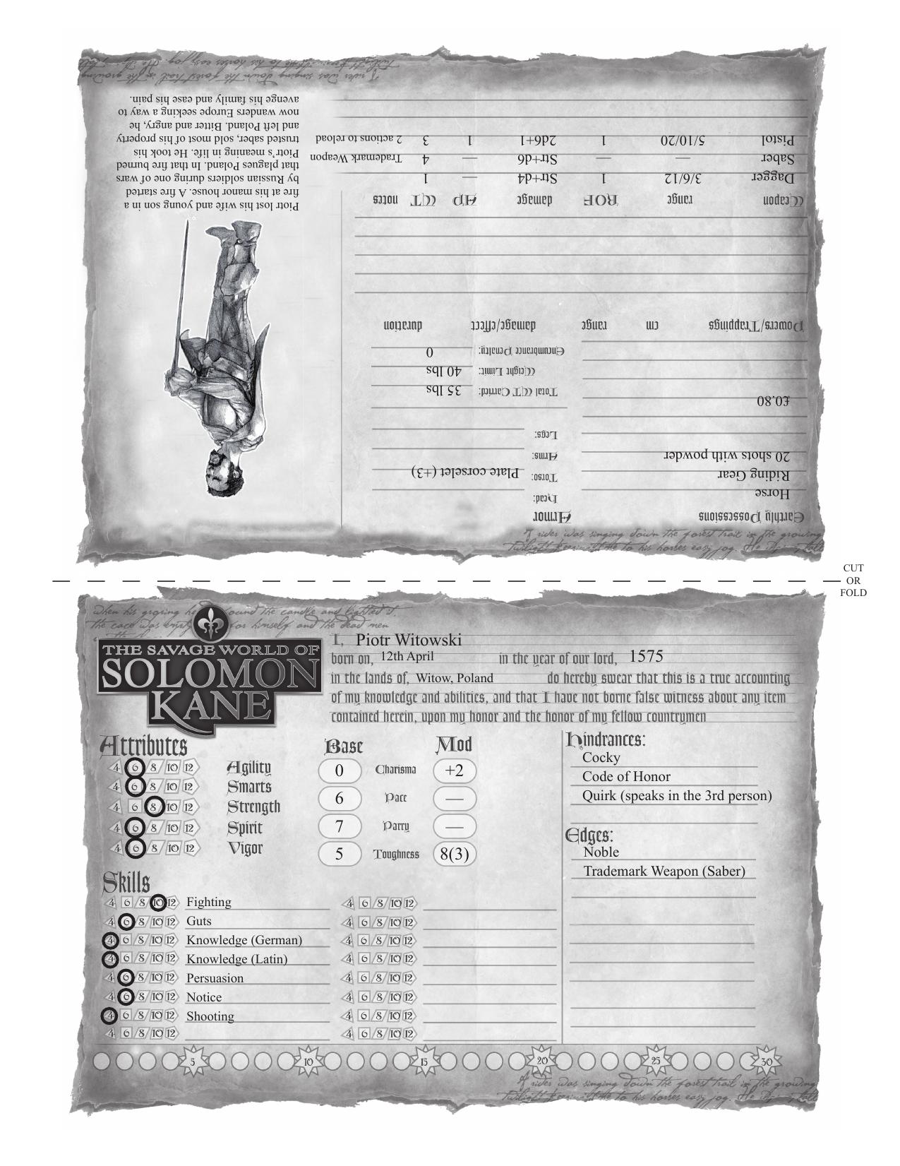SW SOLOMON KANE - [CHR] by Piotr Witowski
