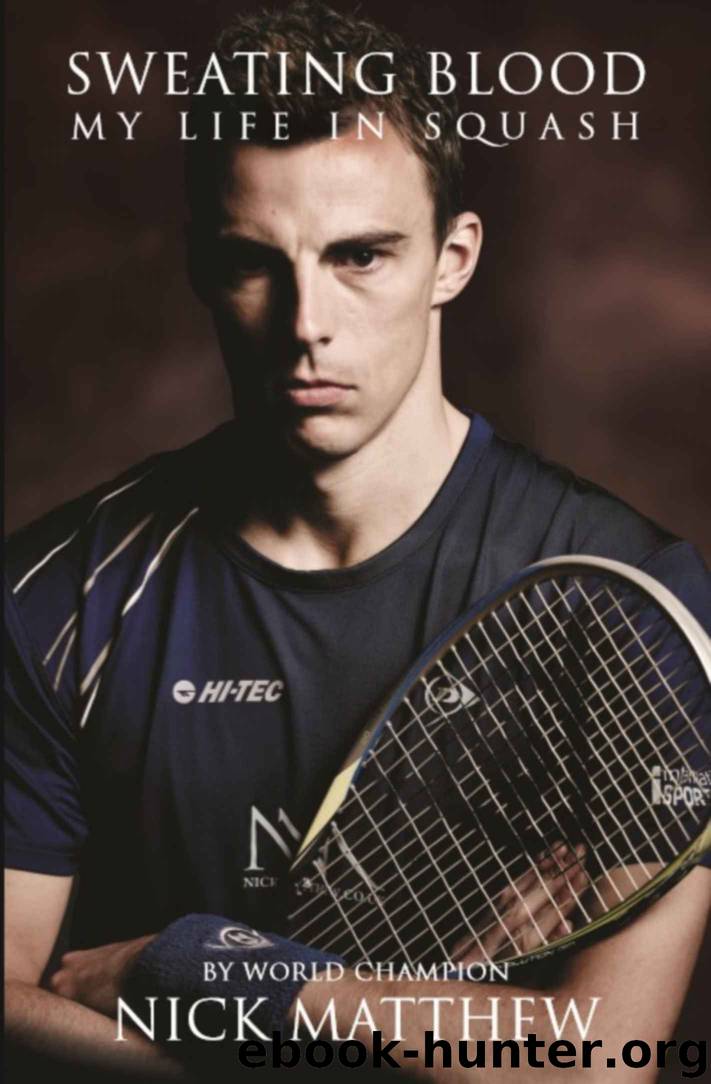 SWEATING BLOOD: MY LIFE IN SQUASH by Nick Matthew