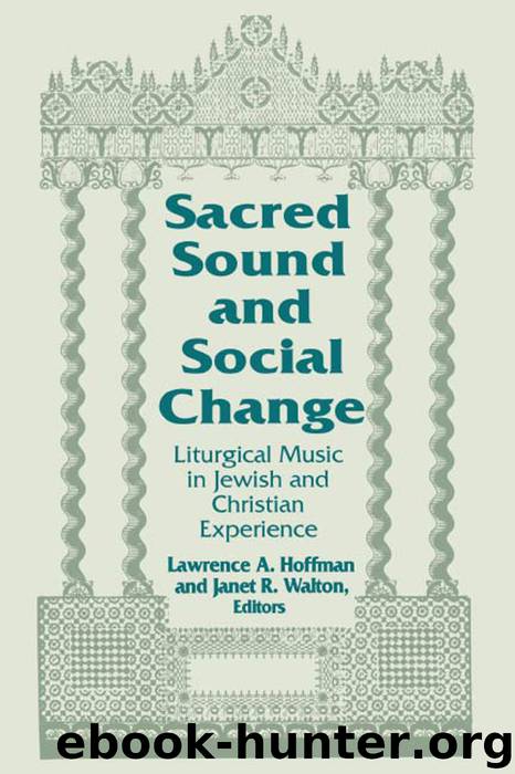 Sacred Sound and Social Change by Unknown
