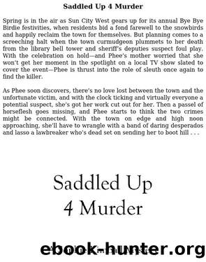 Saddled Up 4 Murder by J. C. Eaton