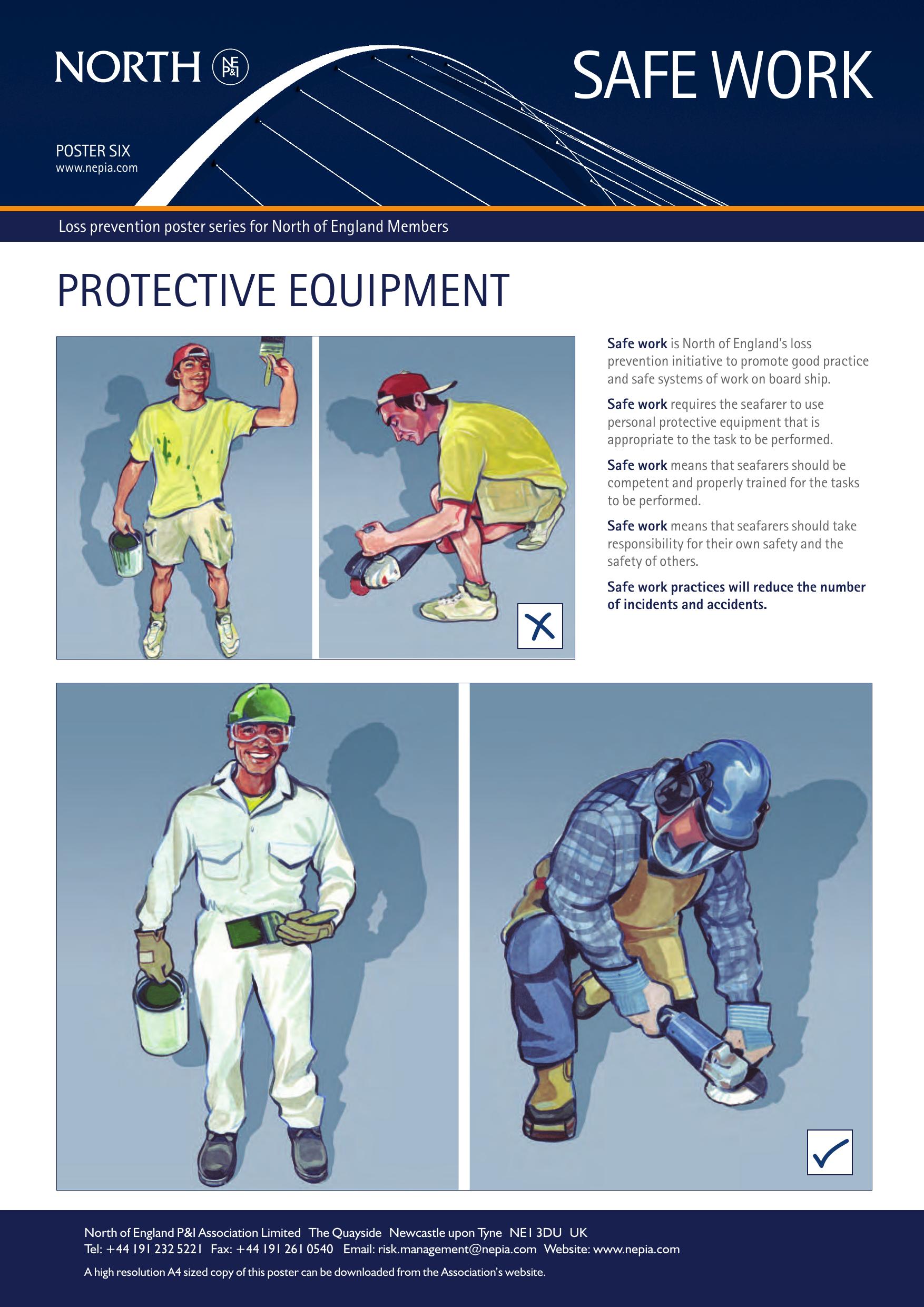 Safe Work 06 - Protective Equipment by North of England ANG