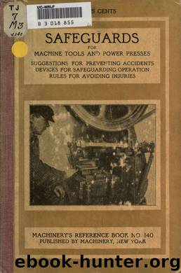 Safeguards for machine tools and power presses by Unknown