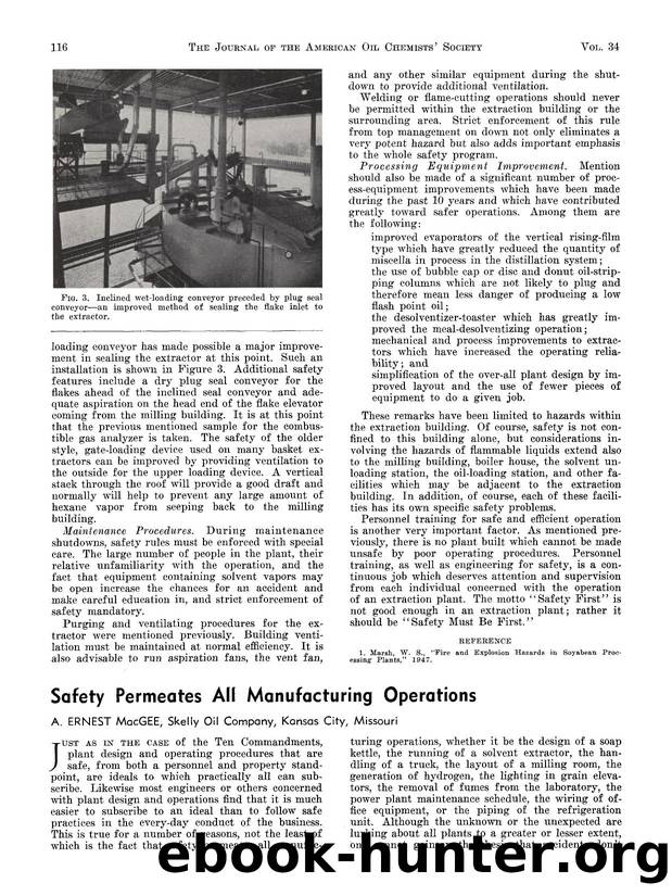 Safety permeates all manufacturing operations by Unknown