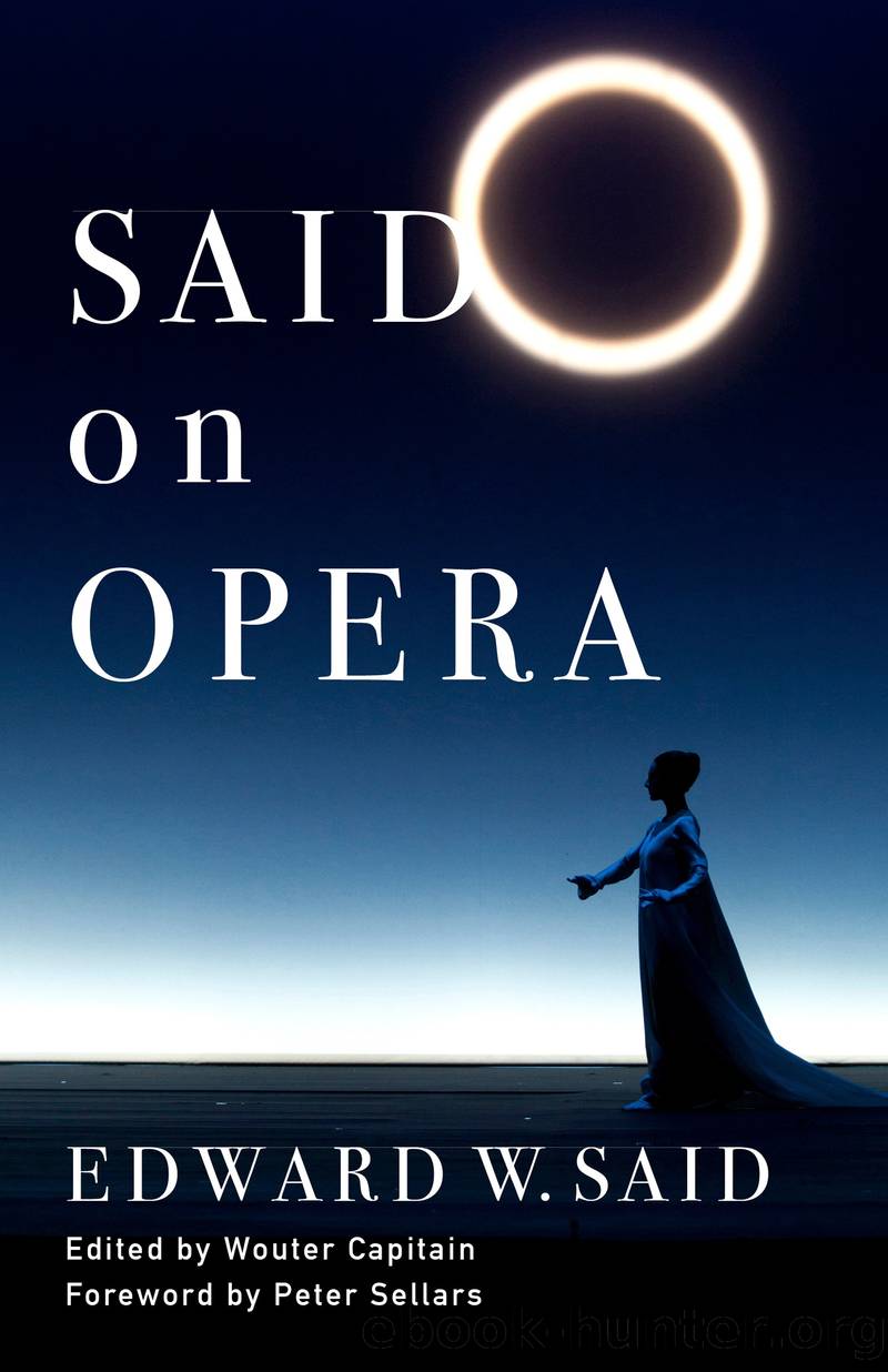 Said on Opera by Edward W. Said