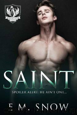 Saint: A Dark High School Romance (Angelview Academy Book 1) by E.M. Snow