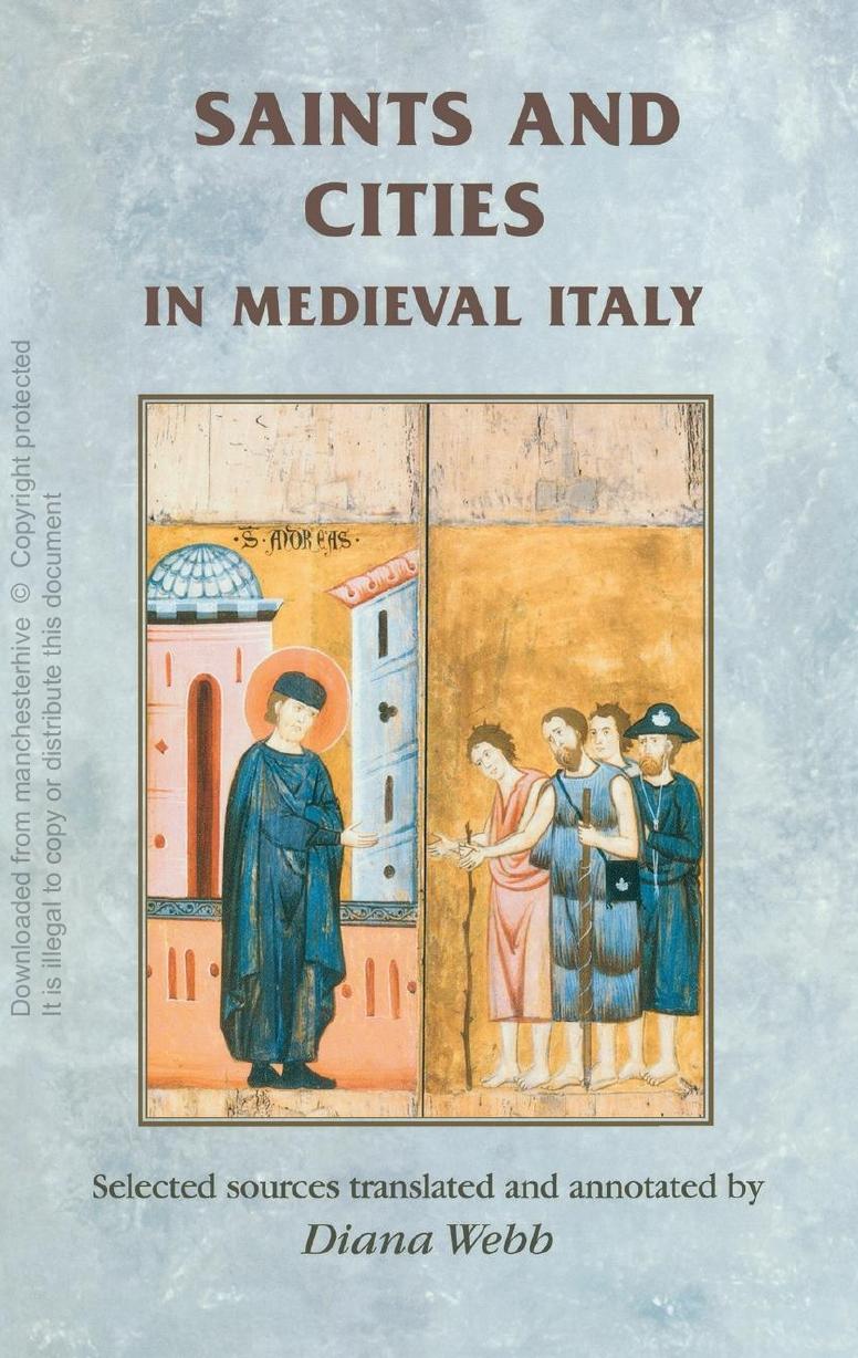 Saints and Cities in Medieval Italy by Diana Webb
