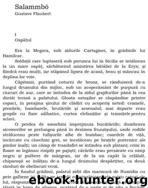 Salammbo by Gustave Flaubert