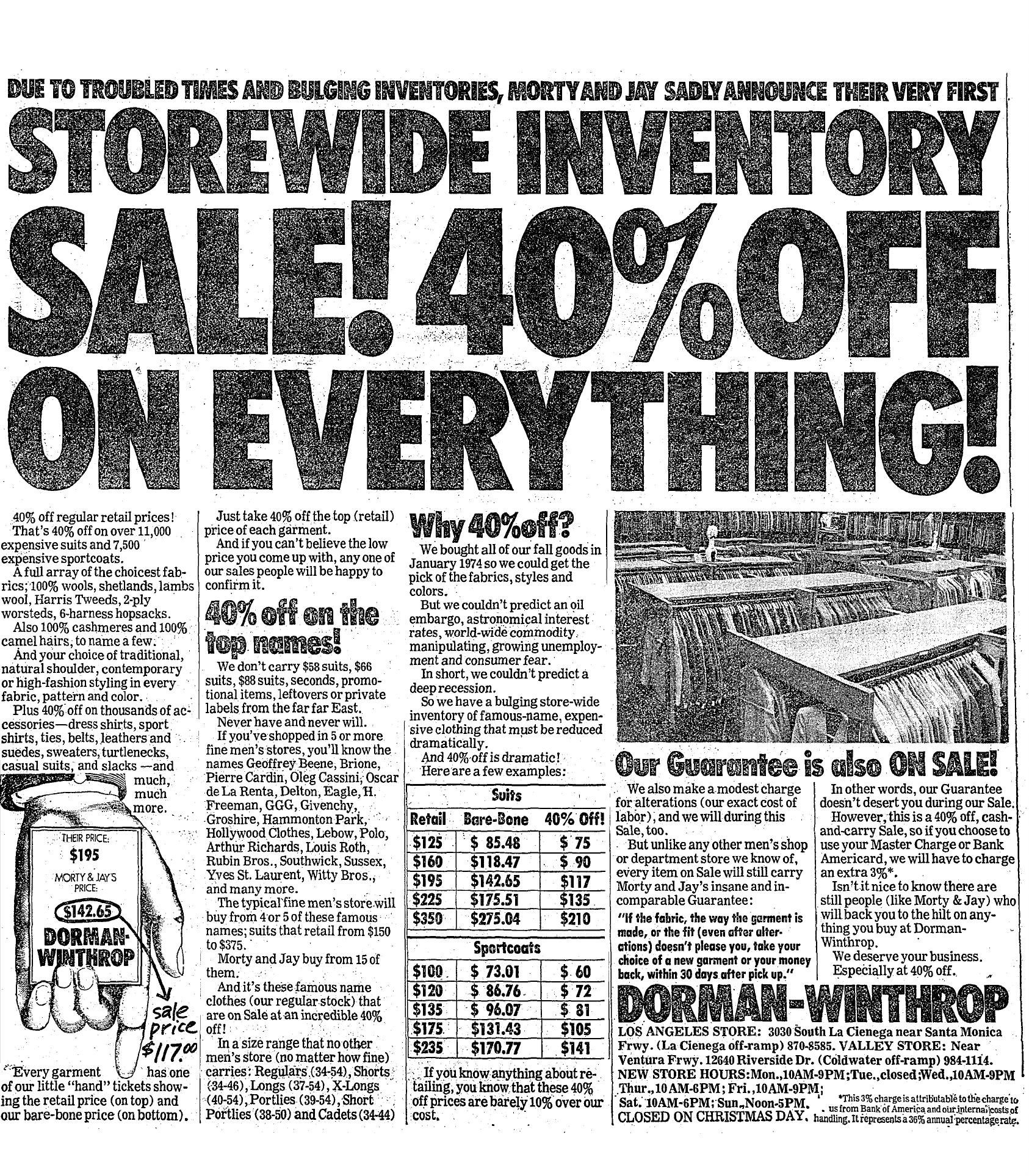 Sale 40 Percent off on everything by Unknown