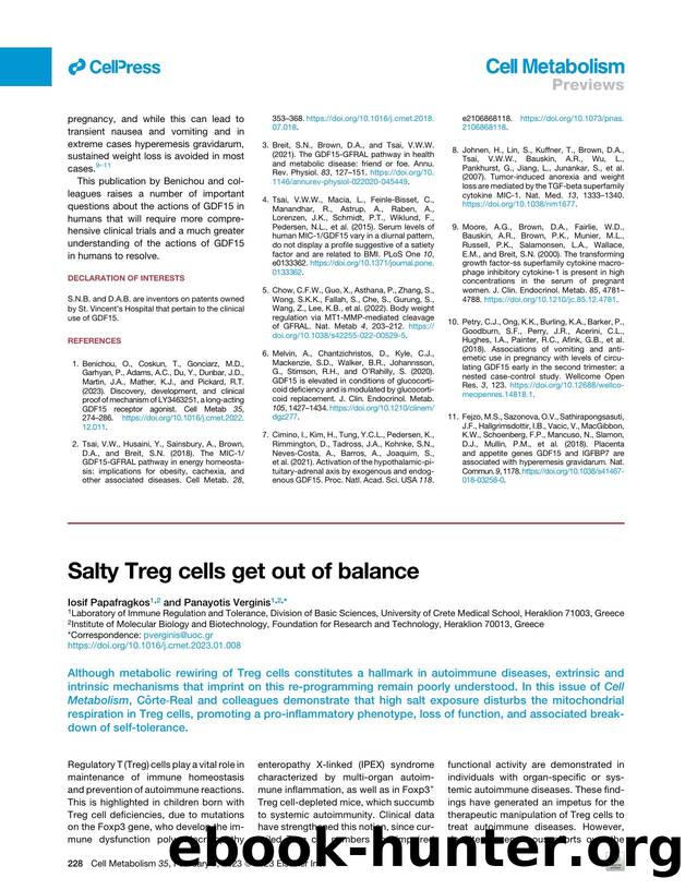 Salty Treg cells get out of balance by Iosif Papafragkos & Panayotis Verginis