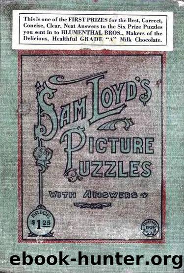 Sam Loyd's Picture Puzzles With Answers (1924) by Sam Loyd