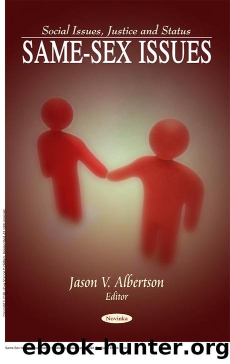 Same-Sex Issues by Jason V. Albertson