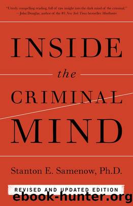 Samenow, Stanton E - Inside the Criminal Mind by Samenow Stanton E