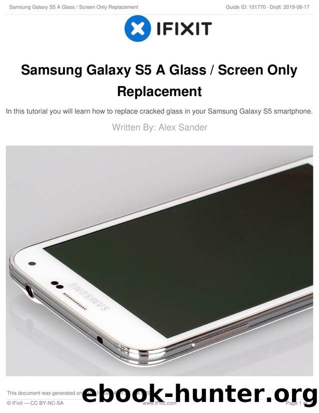 Samsung Galaxy S5 A Glass  Screen Only Replacement by Unknown