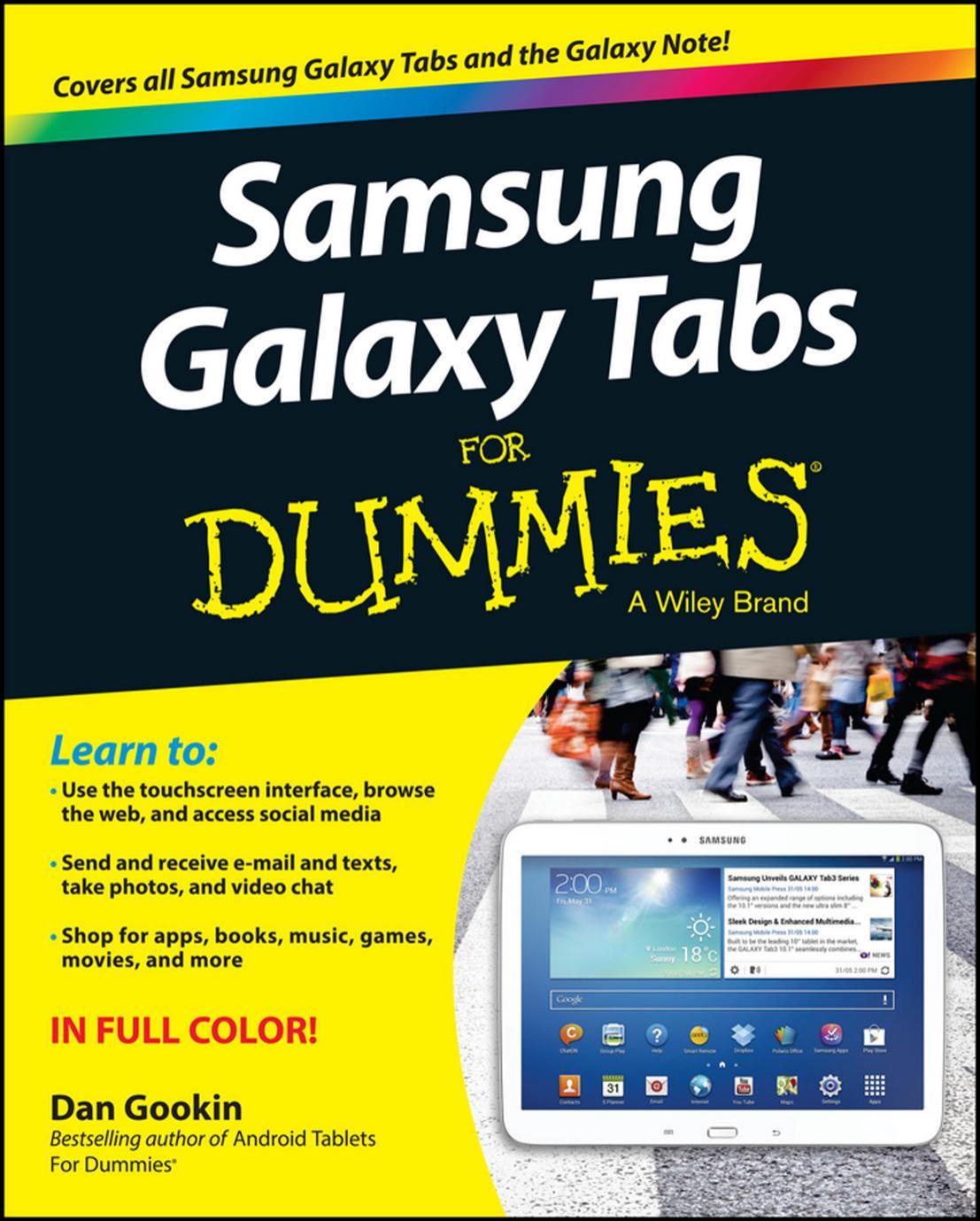 Samsung Galaxy Tabs For Dummies by Unknow