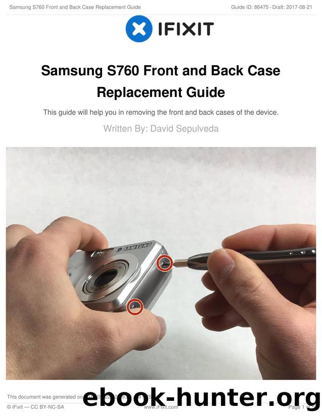 Samsung S760 Front and Back Case Replacement Guide by Unknown
