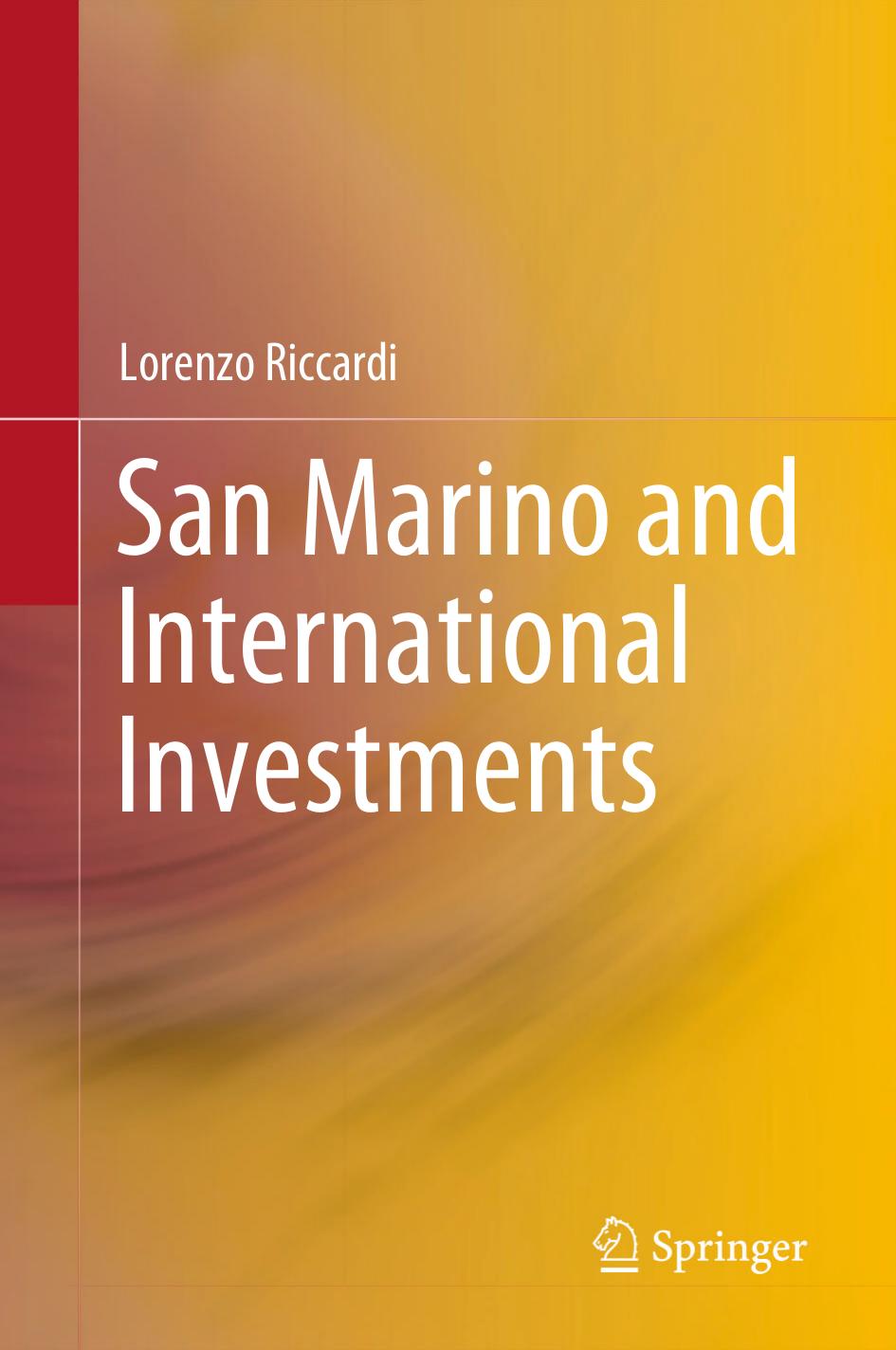 San Marino and International Investments by Lorenzo Riccardi