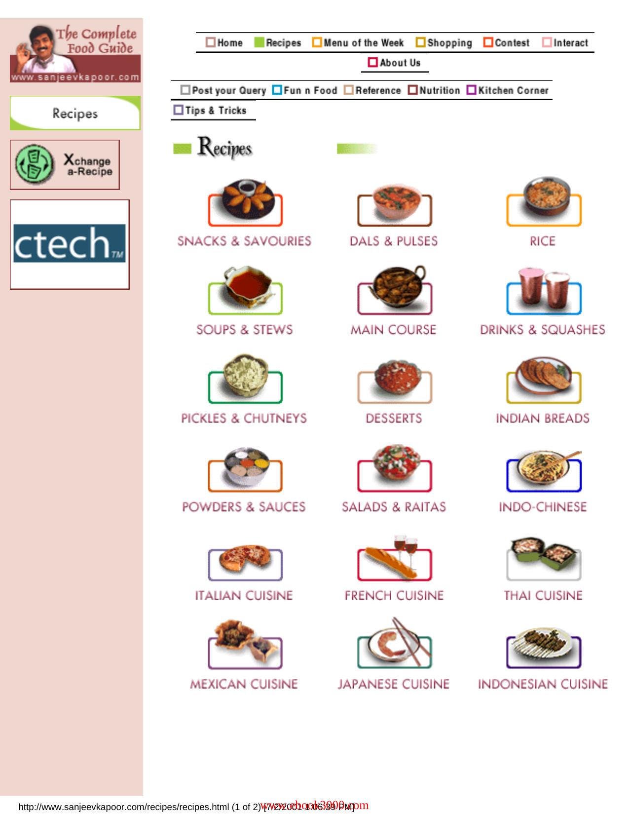 Sanjeev Kapoor - The Complete Food Guide by Unknow