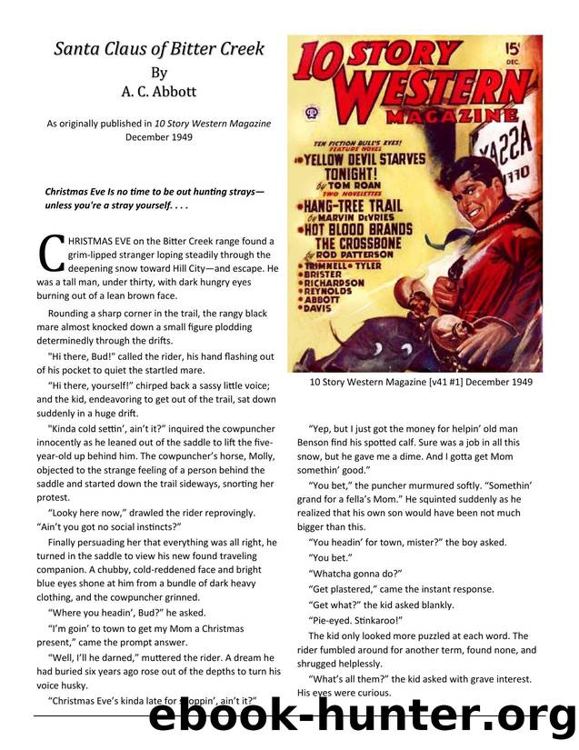 Santa Claus of Bitter Creek by A. C. Abbott