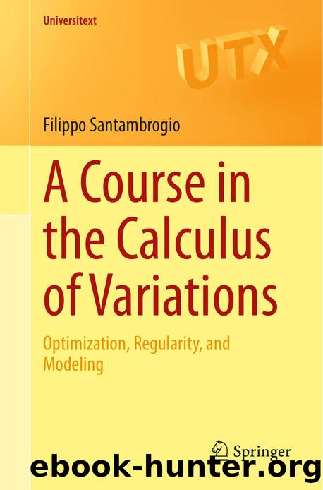 Santambrogio F. A Course in the Calculus of Variations...2023 by Unknown