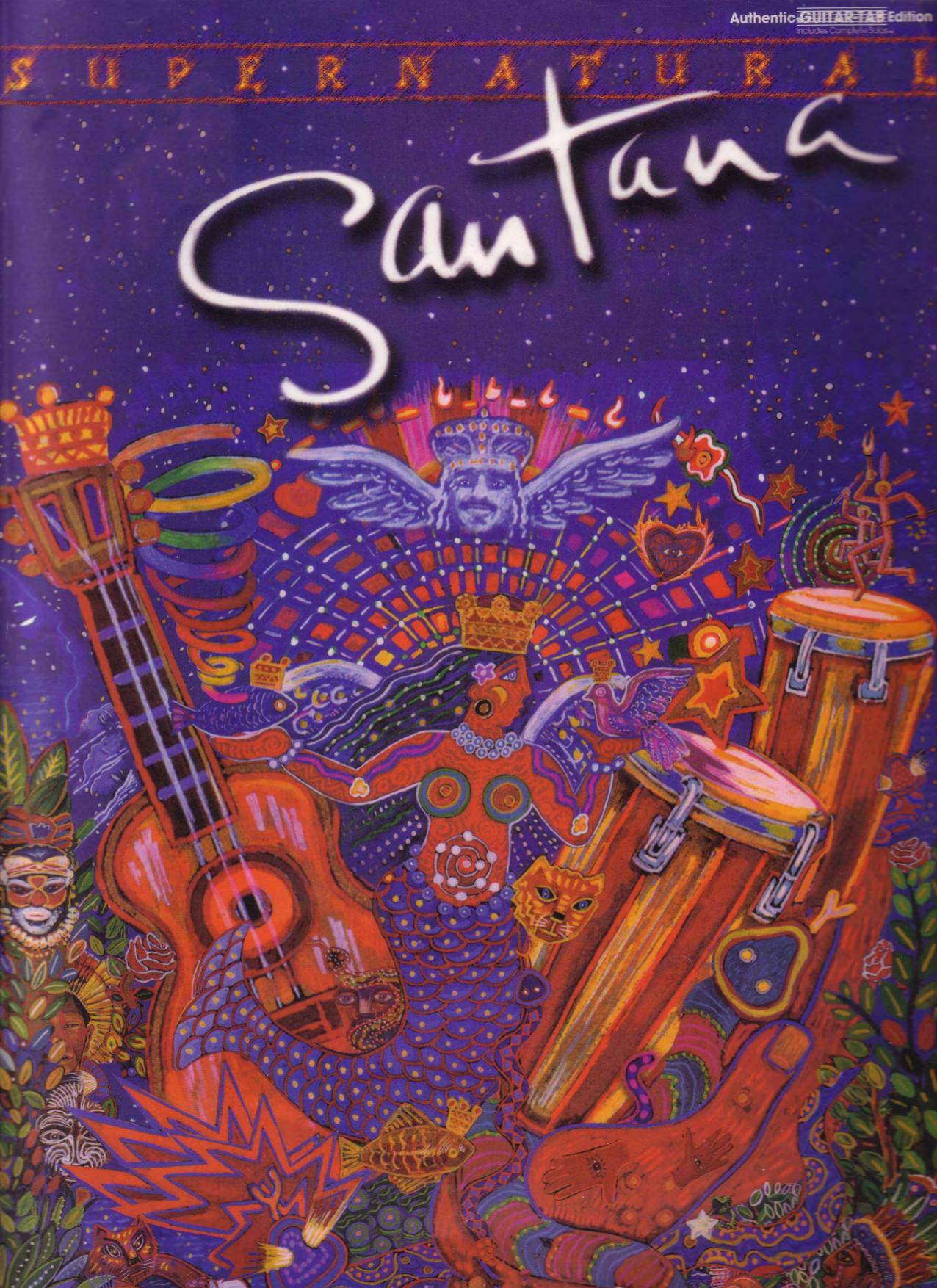 Santana Supernatural (Authentic Guitar-Tab) by Carlos Santana