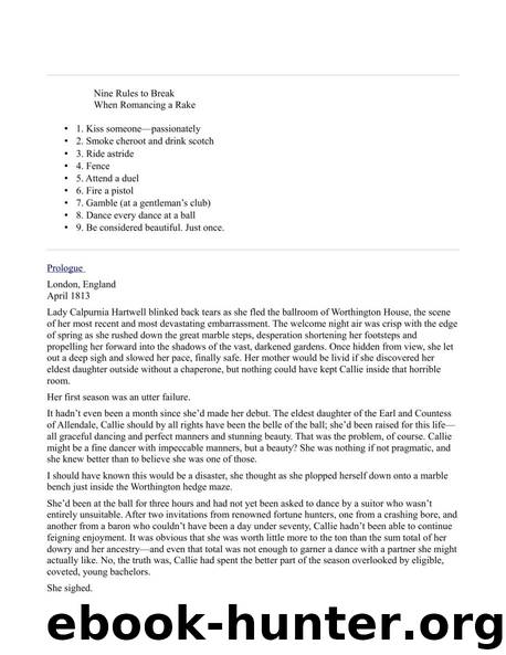 Sarah MacLean by Nine Rules To Break When Romancing a Rake