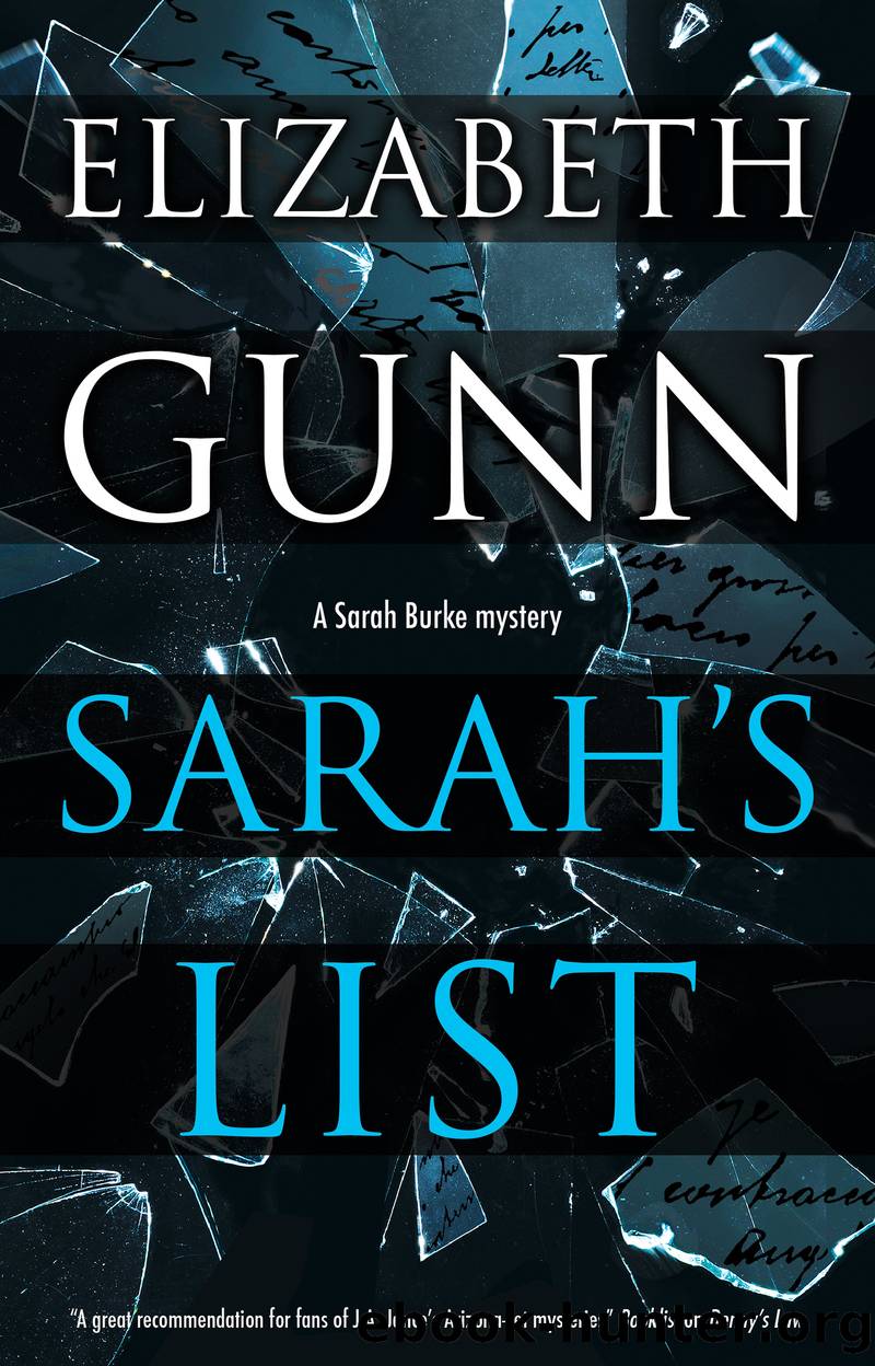 Sarah's List by Elizabeth Gunn