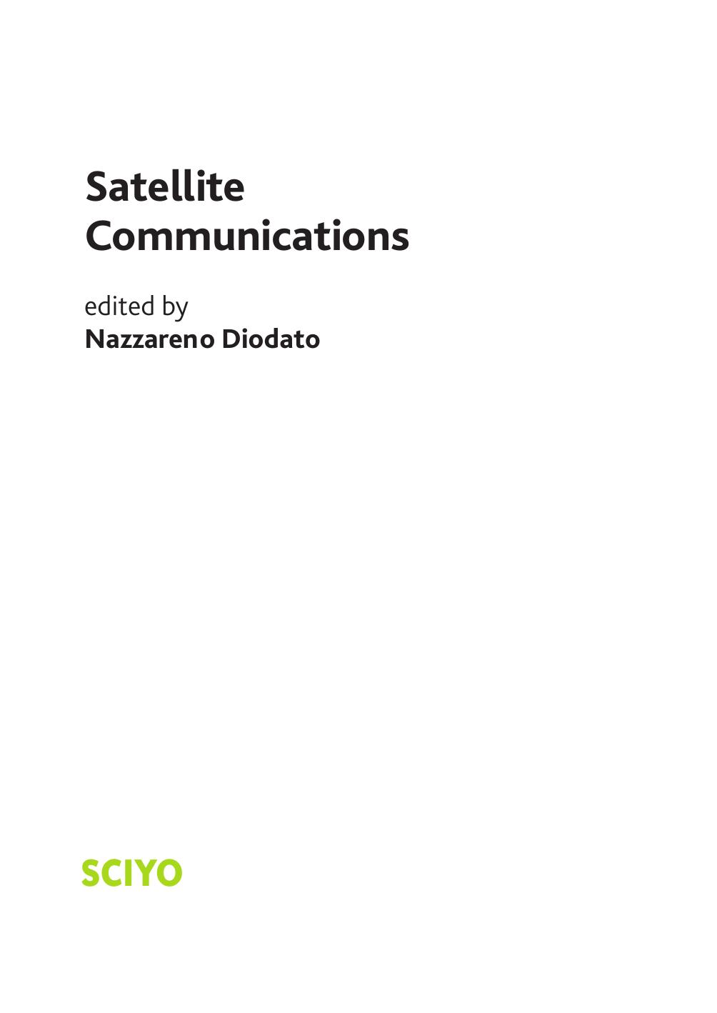 Satellite Communications by N. Diodato