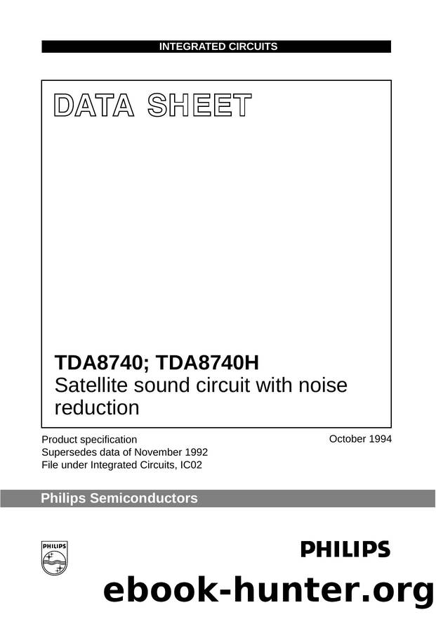 Satellite sound circuit with noise reduction by Philips Semiconductors