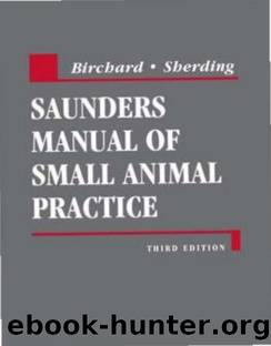 Saunders Manual of Small Animal Practice by Unknown