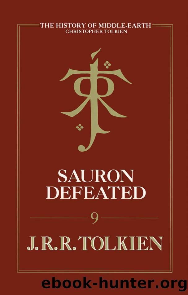 Sauron Defeated by Christopher Tolkien