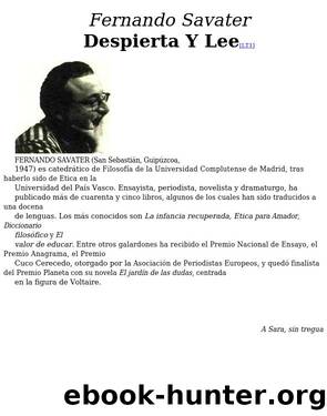 Savater, Fernando by Despierta Y Lee