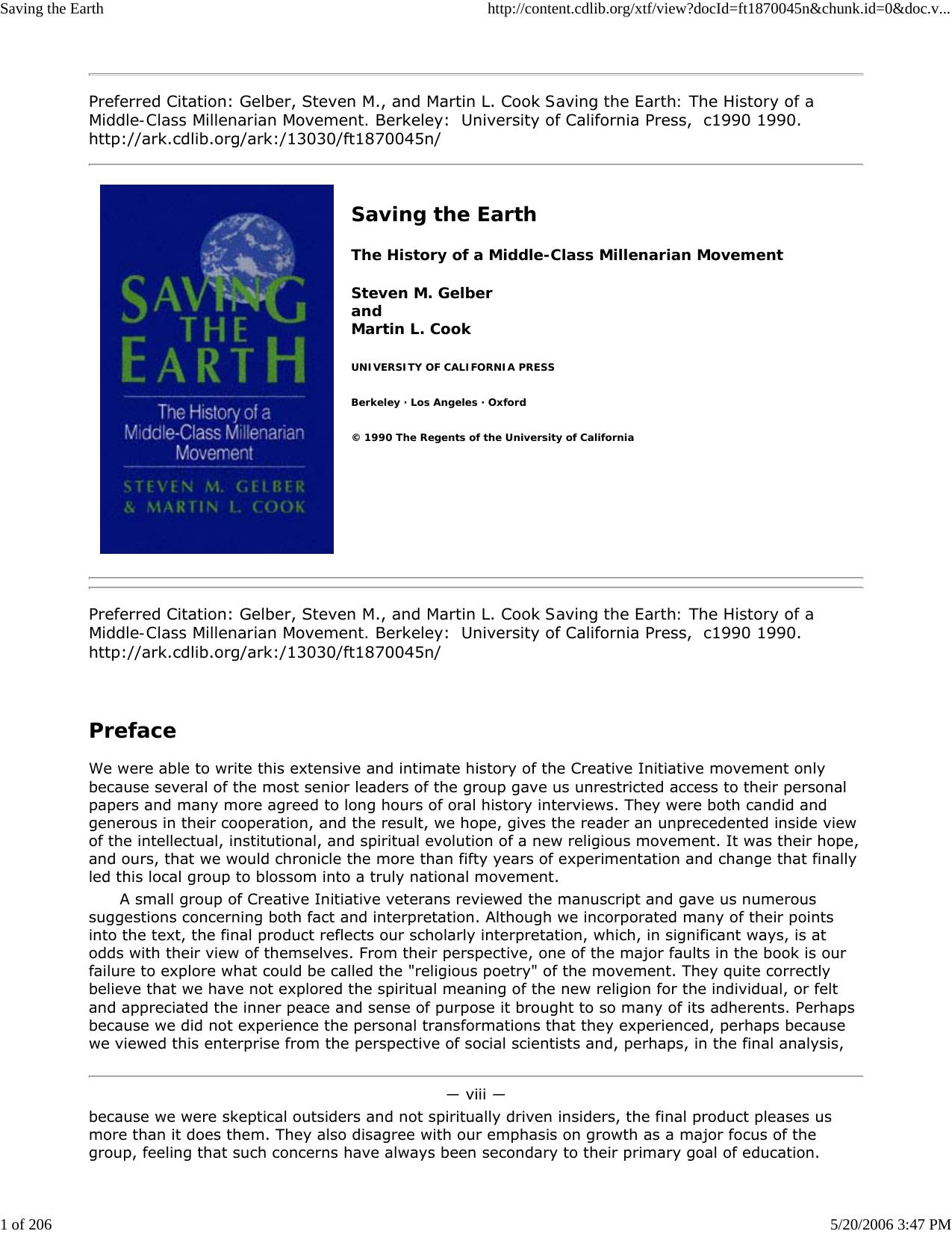Saving the Earth by Clark
