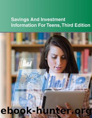 Savings and Investment Information for Teens by Keith Jones