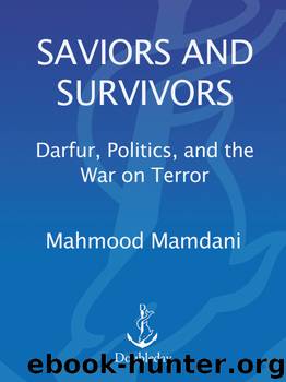 Saviors and Survivors by Mahmood Mamdani