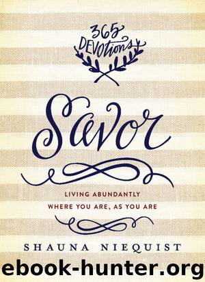 Savor by Shauna Niequist