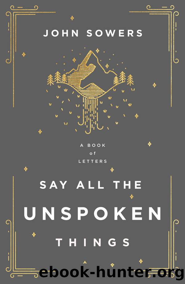 Say All the Unspoken Things by John A. Sowers