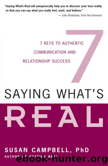 Saying What's Real by Susan Campbell Phd