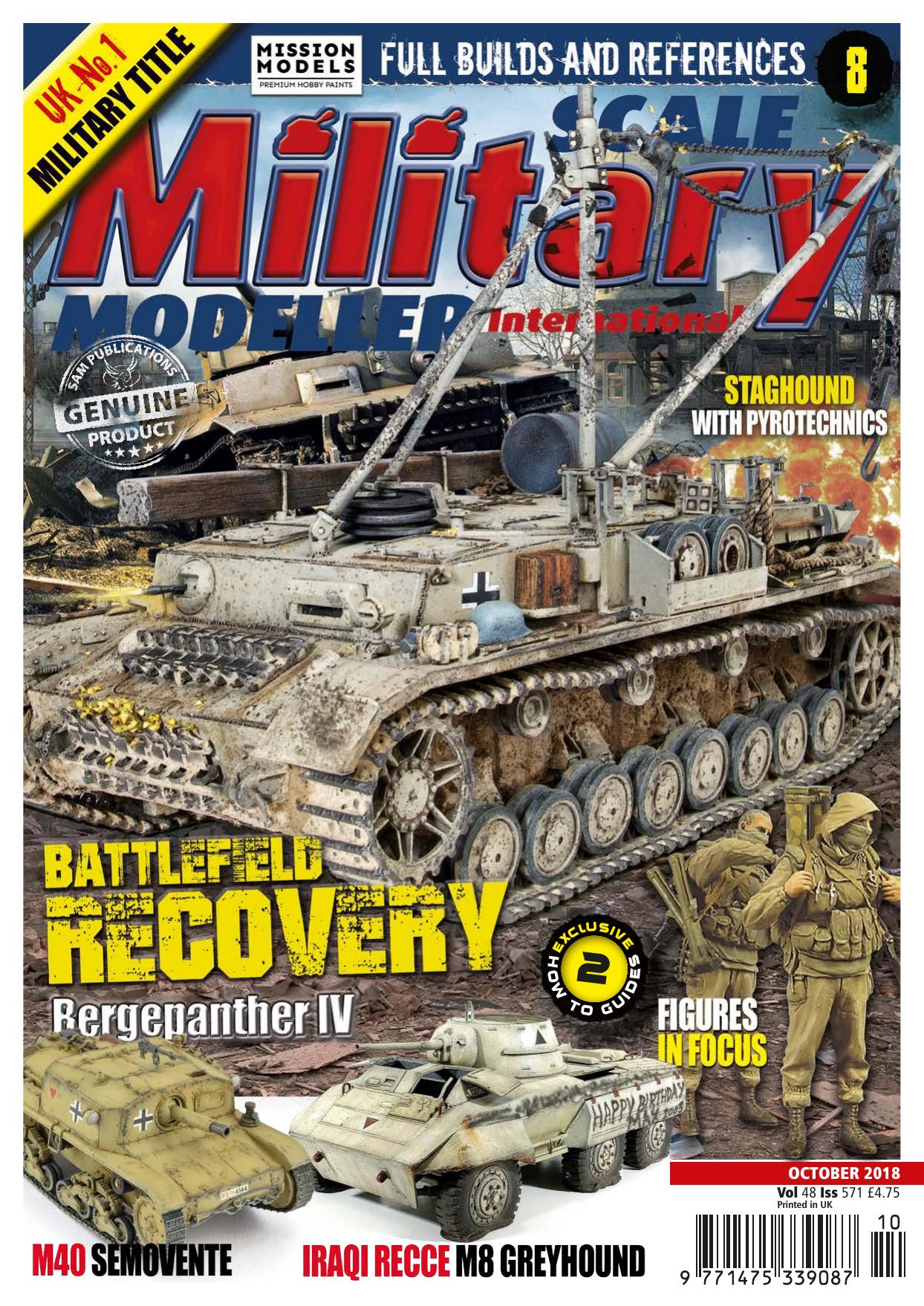 Scale Military Modeller International by Volume 48 Issue 571 (2018-10)