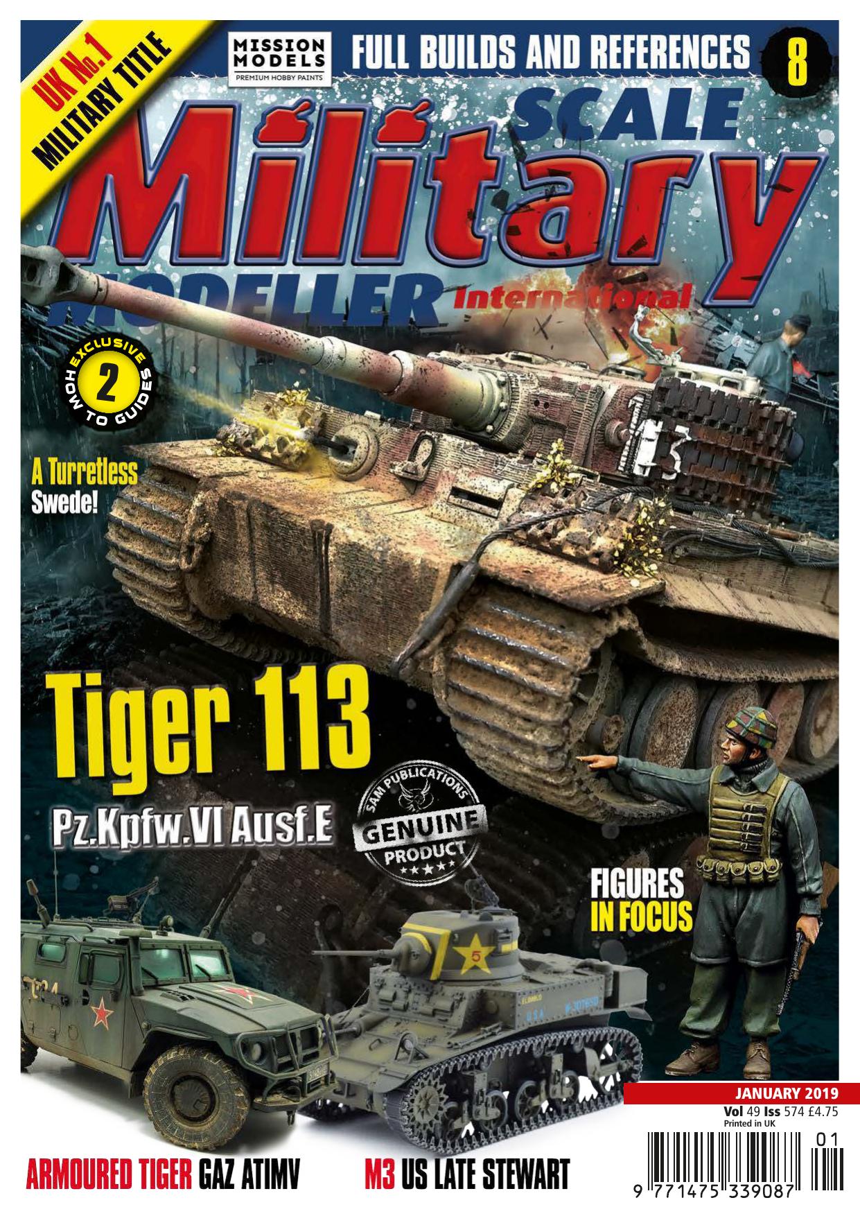 Scale Military Modeller International by Volume 49 Issue 574 (2019-01)