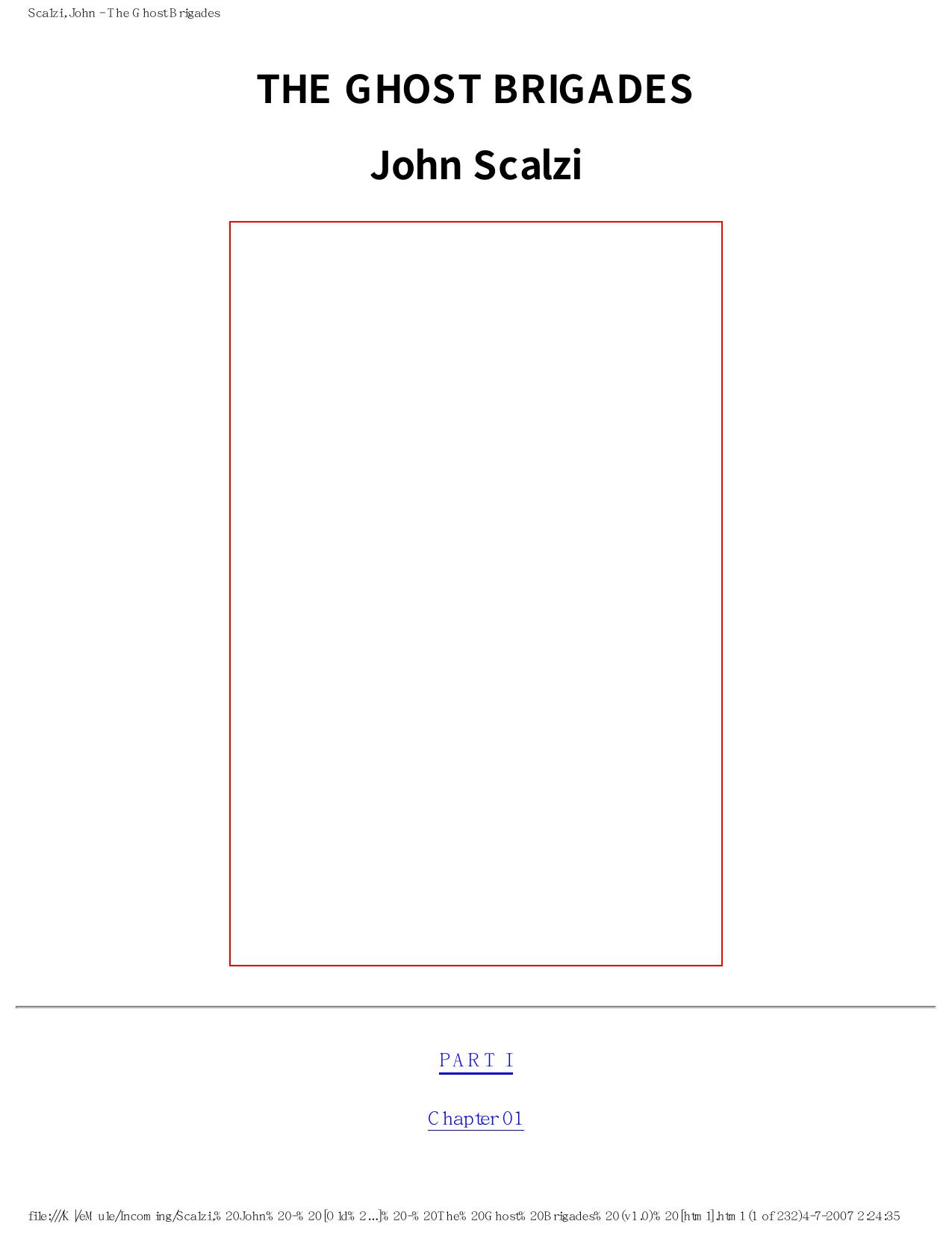 Scalzi, John - Old Man's War 2 - The Ghost Brigades by Scalzi John