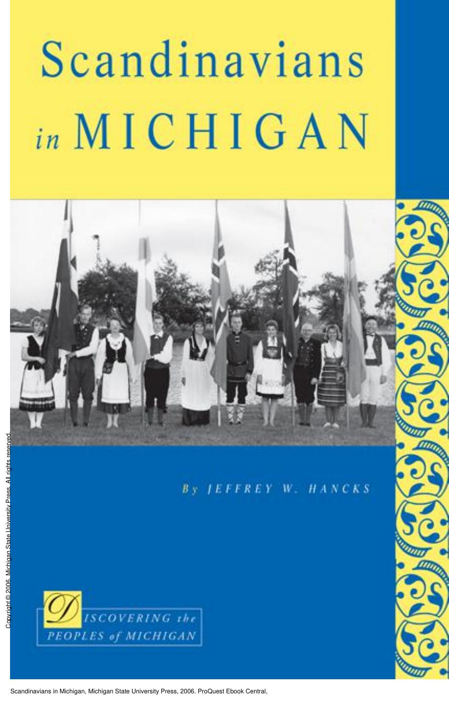 Scandinavians in Michigan by Jeffrey W. Hancks